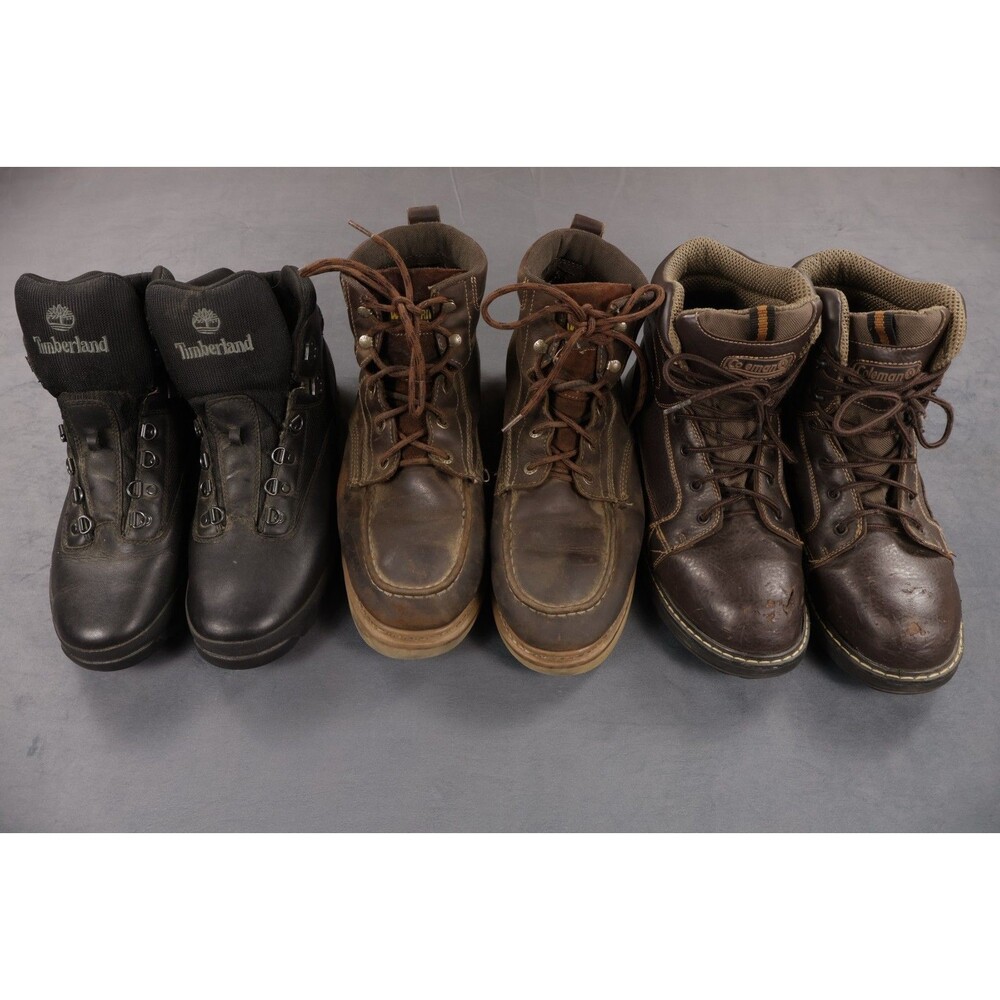 Mens Boot Lot 12 13 Timberland Euro Hiker Wolverine Moc Toe Coleman Steel Toe